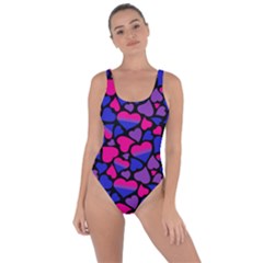 Bisexual Pride Hearts Bring Sexy Back Swimsuit by PrideMarks