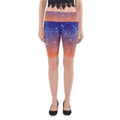 Abstract Pattern Color Design Yoga Cropped Leggings by Celenk