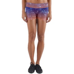 Abstract Pattern Color Design Yoga Shorts by Celenk