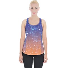 Abstract Pattern Color Design Piece Up Tank Top by Celenk