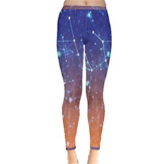 Abstract Pattern Color Design Inside Out Leggings by Celenk