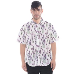 Flower Pattern Pattern Design Men s Short Sleeve Shirt