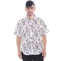 Flower Pattern Pattern Design Men s Short Sleeve Shirt View1