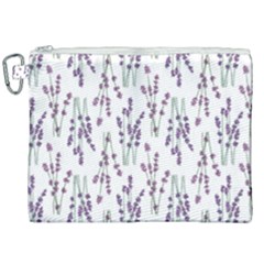 Flower Pattern Pattern Design Canvas Cosmetic Bag (xxl)