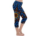 Pattern Abstract Background Art Lightweight Velour Capri Yoga Leggings View3