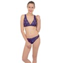 Hexagon Grid Geometric Hexagonal Classic Banded Bikini Set  View1