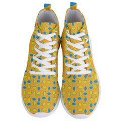 Lemons Ongoing Pattern Texture Men s Lightweight High Top Sneakers by Celenk