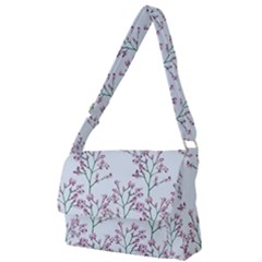 Flower Pattern Pattern Design Full Print Messenger Bag by Celenk