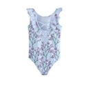 Flower Pattern Pattern Design Kids  Frill Swimsuit View2