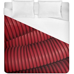 Tube Plastic Red Rip Duvet Cover (king Size)