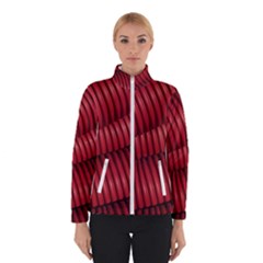 Tube Plastic Red Rip Winter Jacket