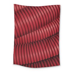 Tube Plastic Red Rip Medium Tapestry by Celenk