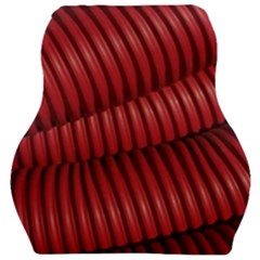 Tube Plastic Red Rip Car Seat Velour Cushion  by Celenk