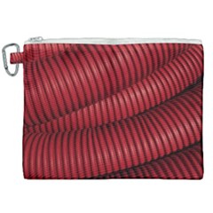 Tube Plastic Red Rip Canvas Cosmetic Bag (xxl) by Celenk