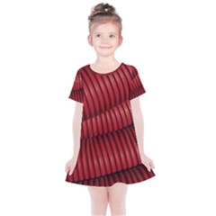 Tube Plastic Red Rip Kids  Simple Cotton Dress by Celenk