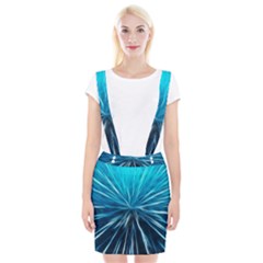 Background Structure Lines Braces Suspender Skirt by Celenk