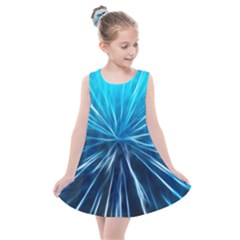 Background Structure Lines Kids  Summer Dress