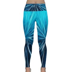 Background Structure Lines Lightweight Velour Classic Yoga Leggings by Celenk