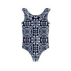 Fabric Design Pattern Color Kids  Frill Swimsuit