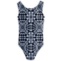 Fabric Design Pattern Color Kids  Cut-Out Back One Piece Swimsuit View1