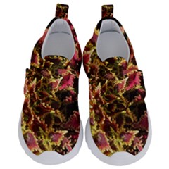 Plant Leaves Foliage Pattern Velcro Strap Shoes by Celenk