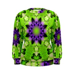 Abstract Background Art  Pattern Women s Sweatshirt