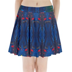 Kaleidoscope Art Pattern Ornament Pleated Mini Skirt by Celenk