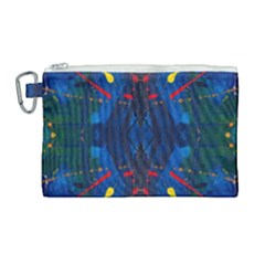 Kaleidoscope Art Pattern Ornament Canvas Cosmetic Bag (large) by Celenk