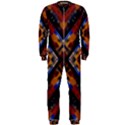 Kaleidoscope Art Pattern Ornament OnePiece Jumpsuit (Men)  View1