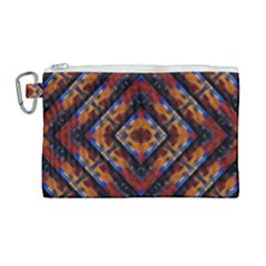 Kaleidoscope Art Pattern Ornament Canvas Cosmetic Bag (large)