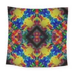 Kaleidoscope Art Pattern Ornament Square Tapestry (large)