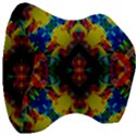 Kaleidoscope Art Pattern Ornament Velour Head Support Cushion View3