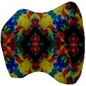 Kaleidoscope Art Pattern Ornament Velour Head Support Cushion View4