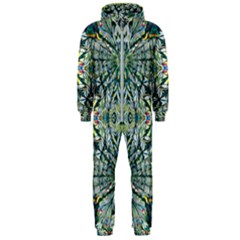 Pattern Design Pattern Geometry Hooded Jumpsuit (men) 