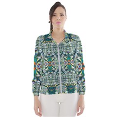 Pattern Design Pattern Geometry Windbreaker (women)