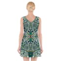 Pattern Design Pattern Geometry V-Neck Sleeveless Dress View2