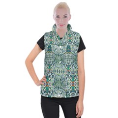 Pattern Design Pattern Geometry Women s Button Up Vest