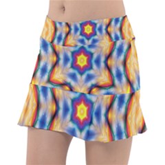 Pattern Abstract Background Art Tennis Skirt