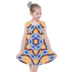 Pattern Abstract Background Art Kids  Summer Dress by Celenk