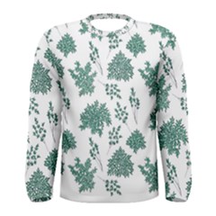 Flower Pattern Pattern Design Men s Long Sleeve Tee