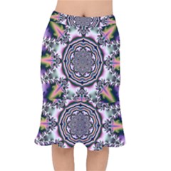 Pattern Abstract Background Art Mermaid Skirt