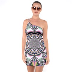 Pattern Abstract Background Art One Soulder Bodycon Dress