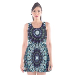 Pattern Abstract Background Art Scoop Neck Skater Dress by Celenk