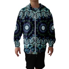 Pattern Abstract Background Art Hooded Windbreaker (kids)