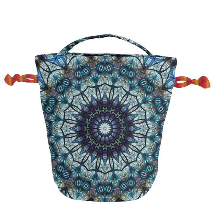 Pattern Abstract Background Art Drawstring Bucket Bag