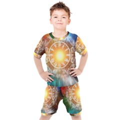 Universe Galaxy Sun Clock Time Kid s Set by Celenk