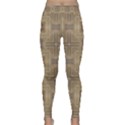 Abstract Wood Design Floor Texture Classic Yoga Leggings View1