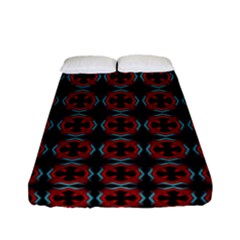 Pattern Design Artistic Decor Fitted Sheet (full/ Double Size) by Celenk