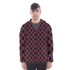 Pattern Design Artistic Decor Hooded Windbreaker (men)