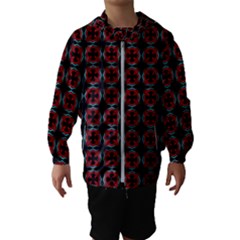 Pattern Design Artistic Decor Hooded Windbreaker (kids)